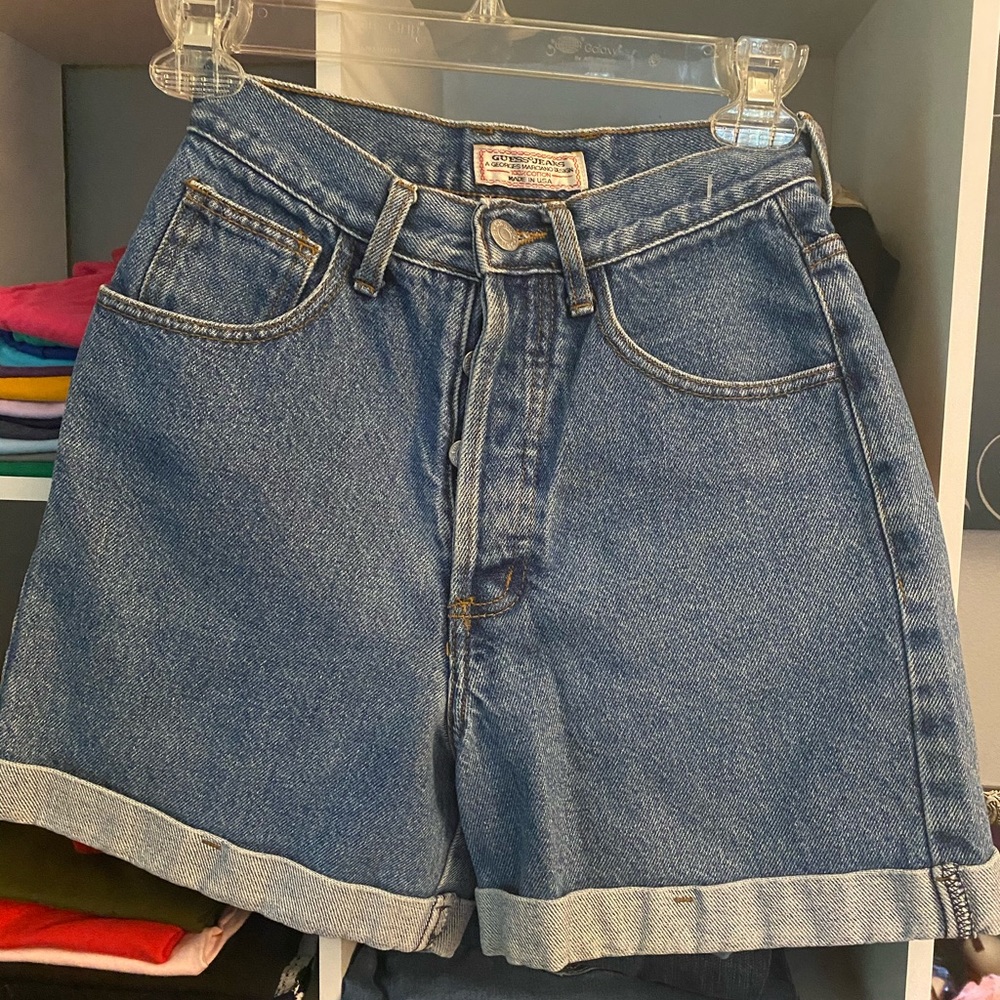 Vintage Guess High Waisted Jean Shorts